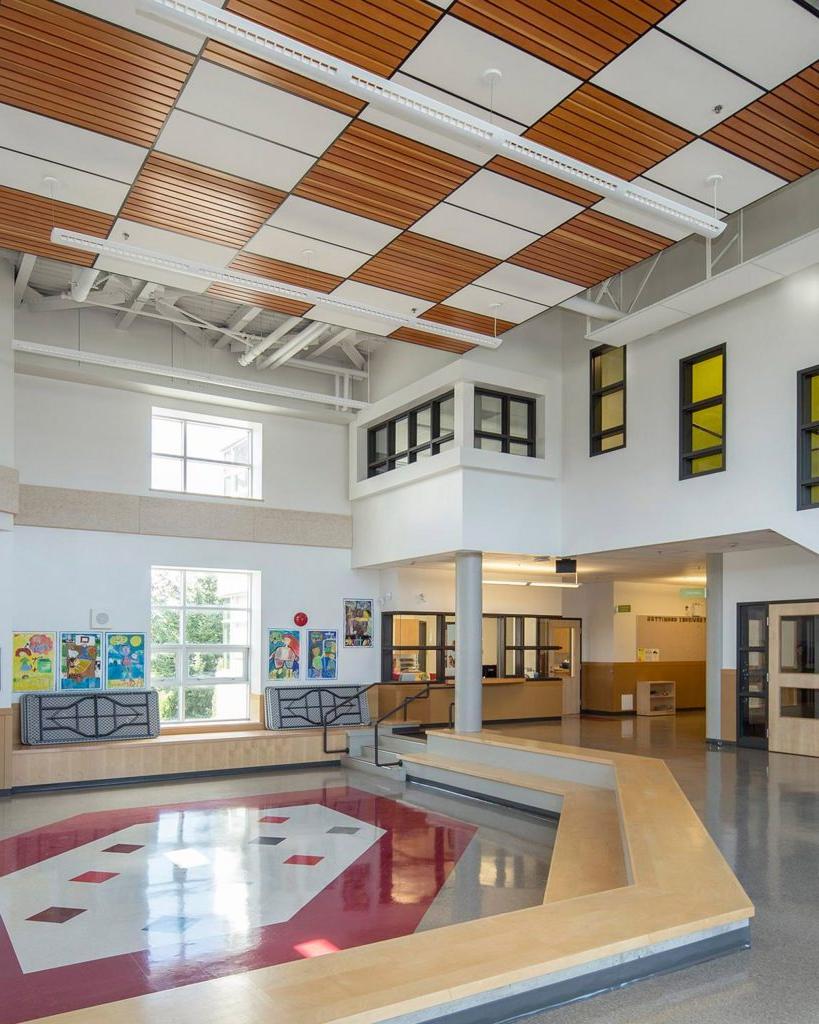 Interior of Queen Mary Elementary School in Vancouver